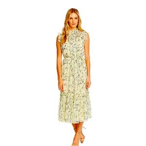 Cece Sleeveless Ruffled MIDI dress ❤️😍🎉